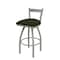 Holland Bar Stool Co 30" Low Back Swivel Bar Stool, Nickel Finish, Canter Pine Seat 82130AN010 - alternate 1